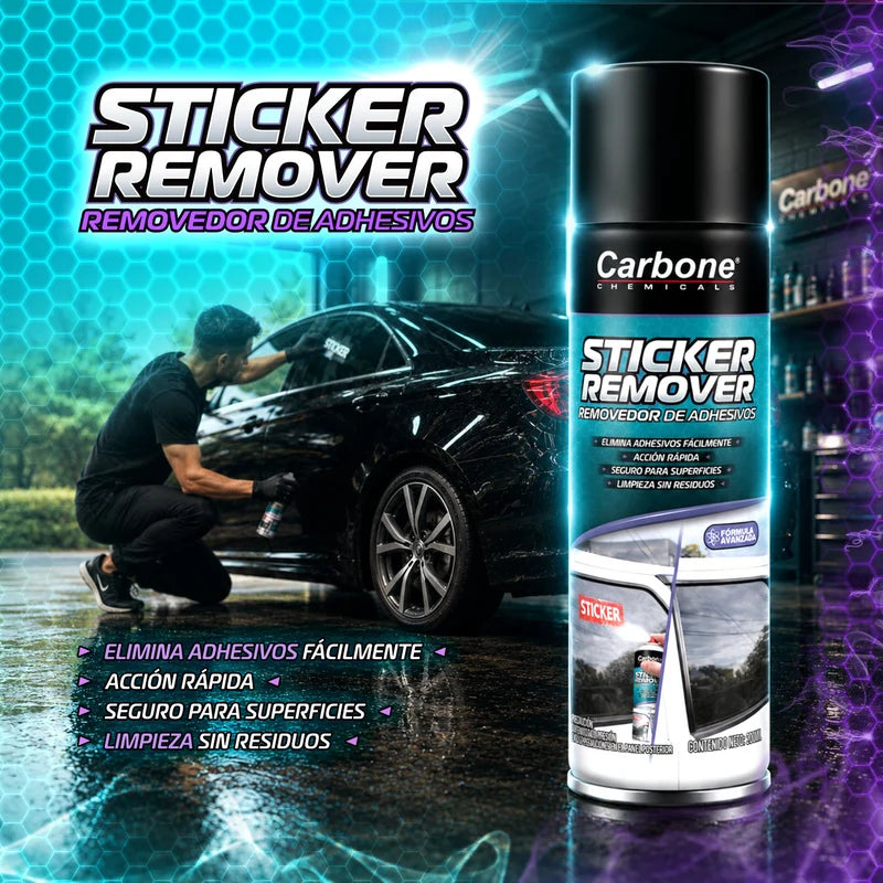 Removedor De Adhesivos En Spray 200 Ml Alta Potencia. Limpiador De Pegamento Y Etiquetas Para Auto Vidrio Metal Y Superficies ANS-14