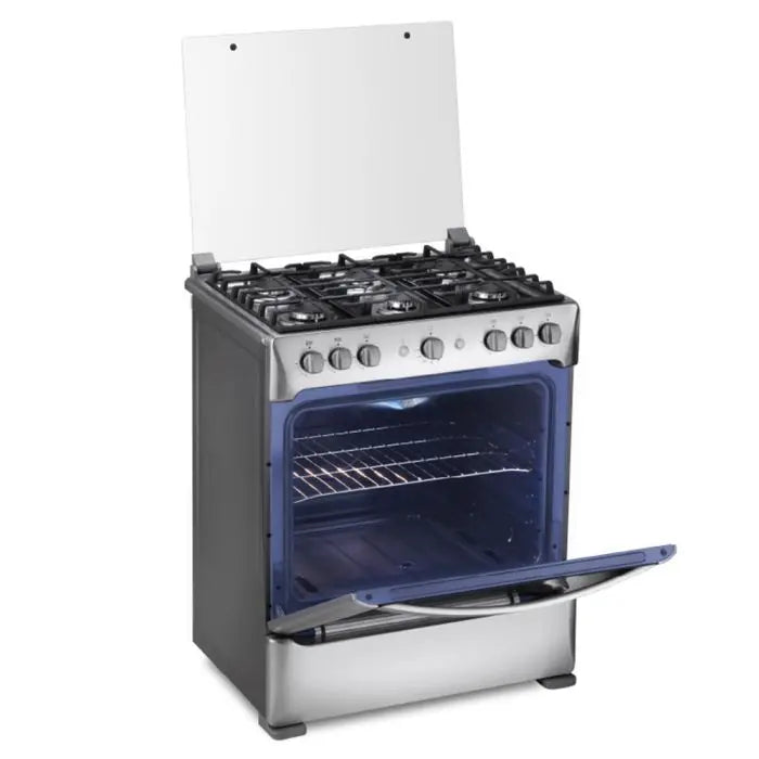 Estufa con Horno a Gas Indurama Parma Zafiro 30” 6 Quemadores – Croma