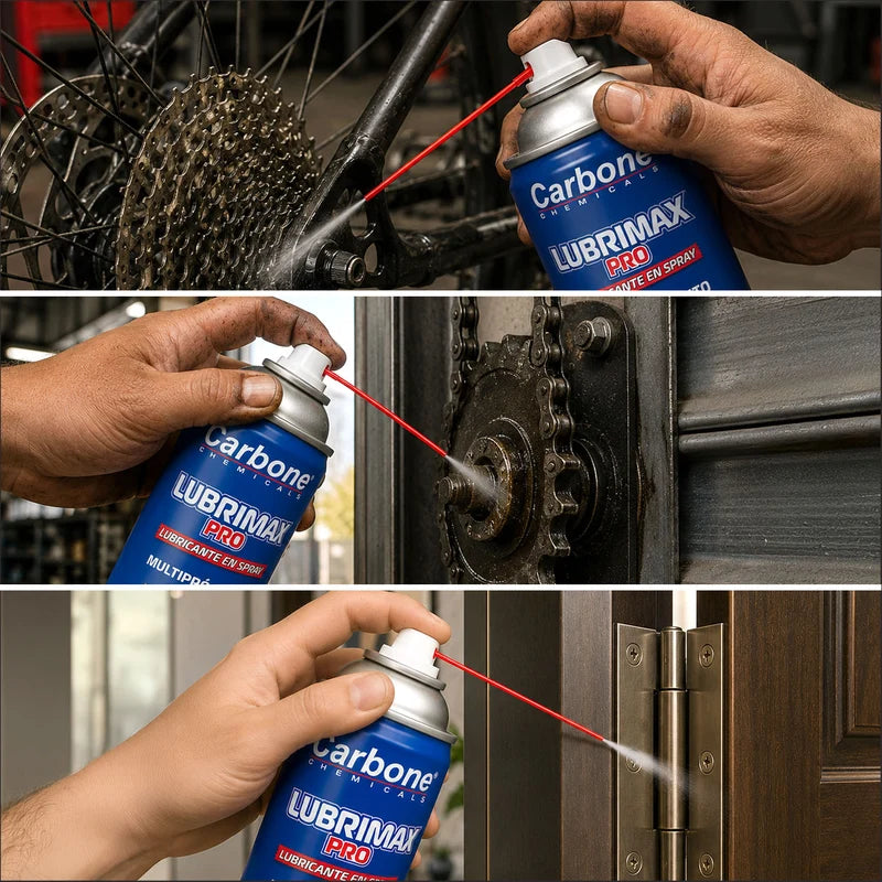 Lubricante Spray Antióxido Multifuncional 450Ml. Aflojatodo Penetrante Para Metal, Protección Contra Corrosión Y Eliminación De Chirridos ANS-16