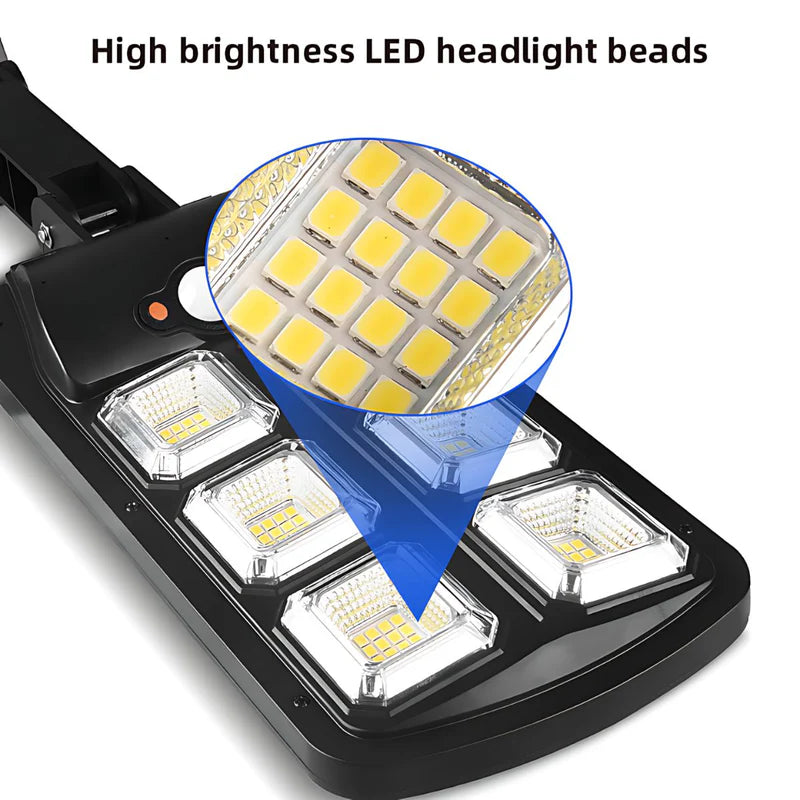 Lámpara Solar LED De Pared Con Sensor De Movimiento Y Control Remoto. 3 Modos De Iluminación. Luz Exterior. KOS-31037