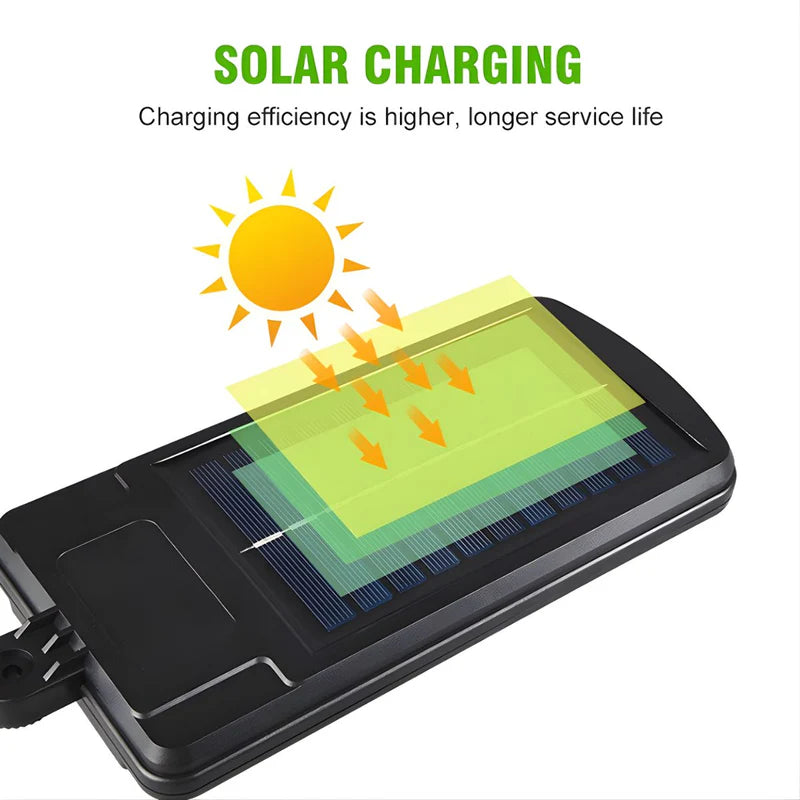 Lámpara Solar LED De Pared Con Sensor De Movimiento Y Control Remoto. 3 Modos De Iluminación. Foco Luz Exterior Impermeable. KOS-31038