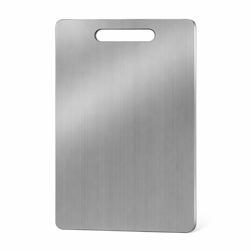 Tabla De Picar Antibacterial Con Doble Cara De Acero Inoxidable (34X23cm). LT862