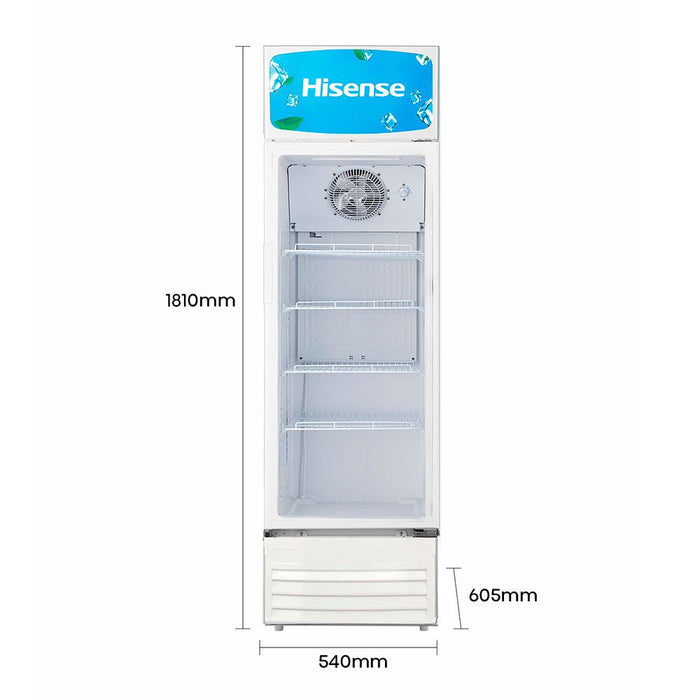 Refrigeradora de Vitrina Hisense No Frost 181x54x60.5cm SC242