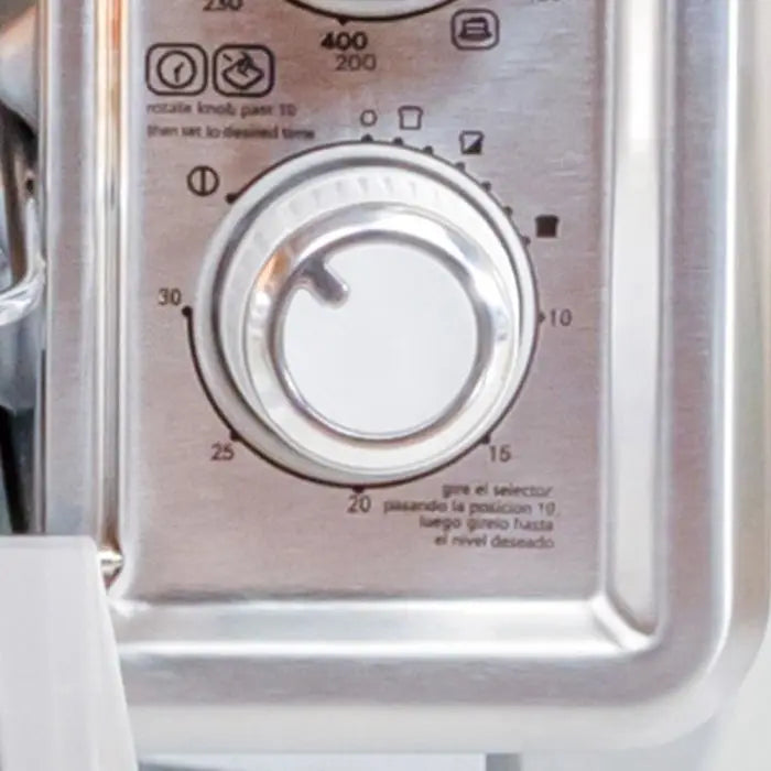 Horno Tostador Freidora de Aiere 1150W Capacidad para 4 Rebanadas Black and Decker TO4125-0SDLA Tostahorno.