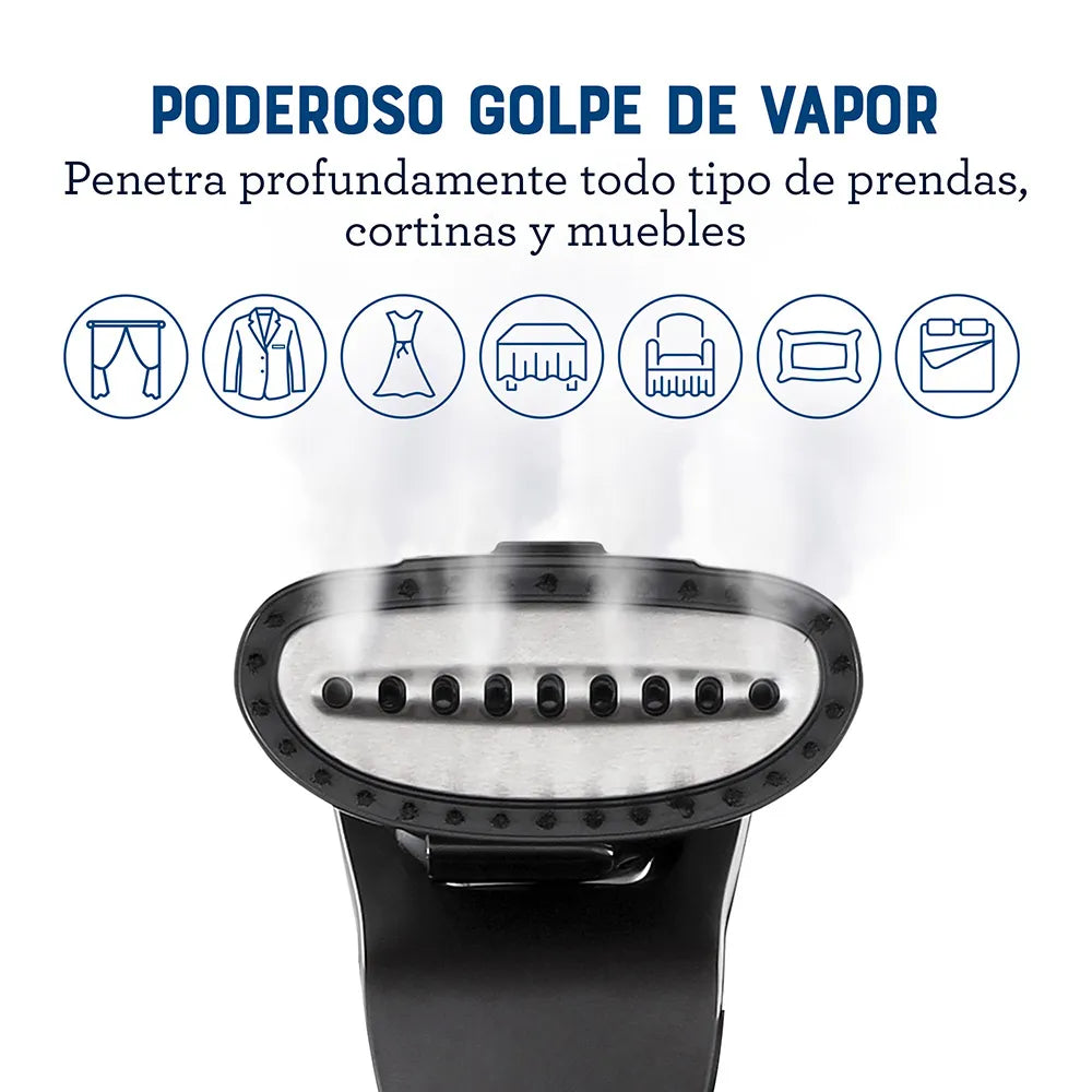 (LLEGANDO 27 DE JULIO) Vaporizador de Ropa Prendas Oster® de Pedestal Vertical con Gancho 360° – GCSTGS7000 | 1600W