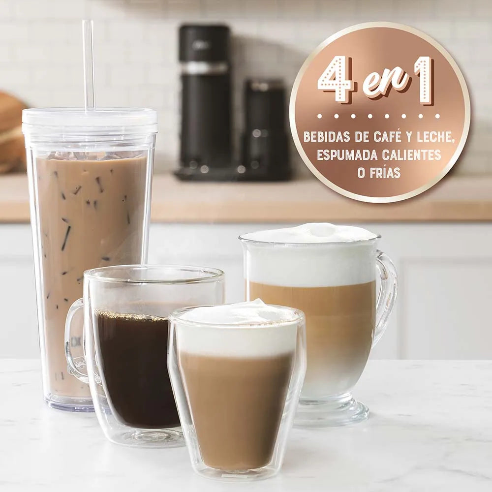 Cafetera Latte 4 en 1 con Espumador para Café Helado Granizado o Caliente Oster BVSTDC02B