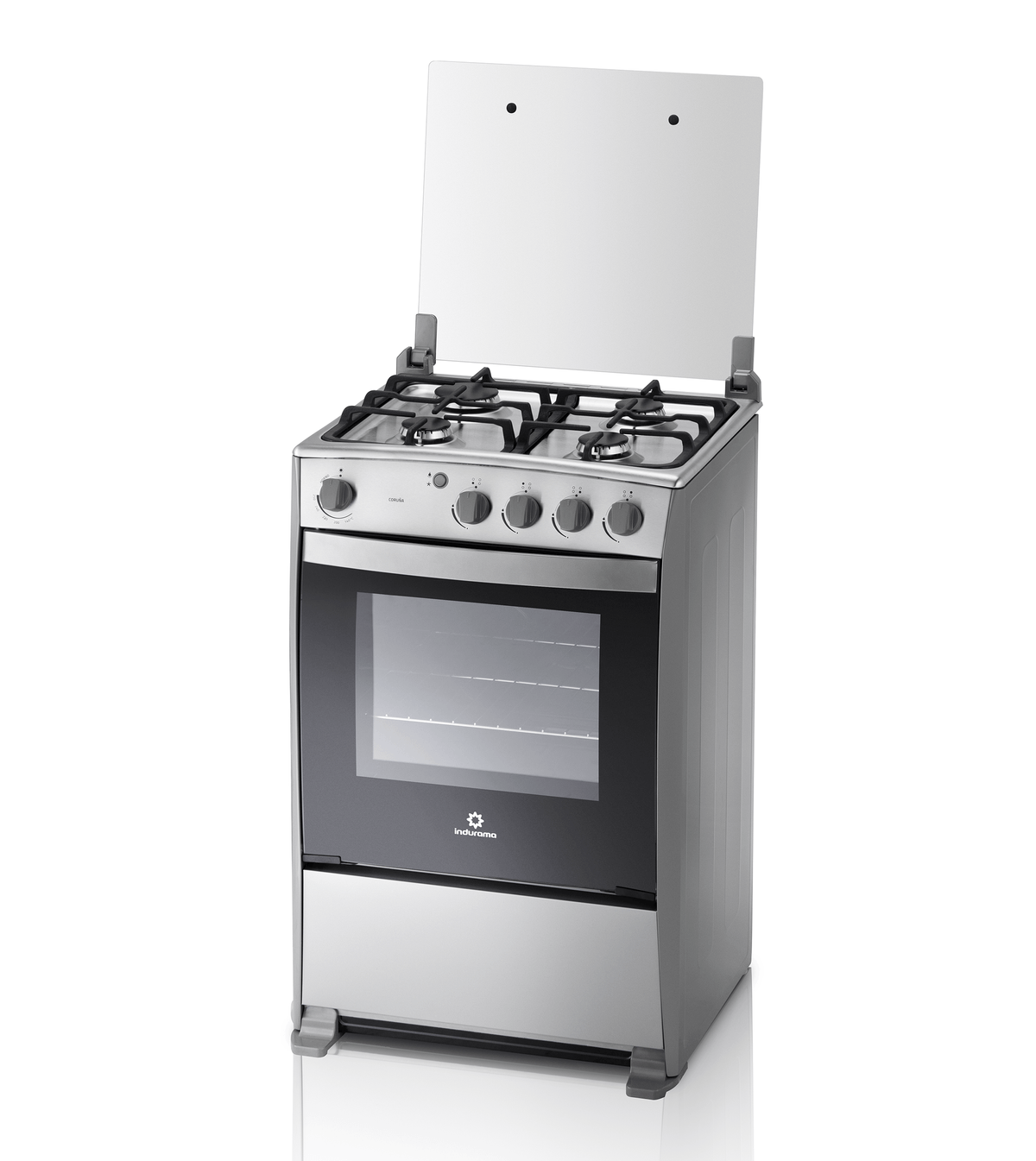 Estufa con Horno Gas Indurama Coruña QZ 24” 4 Quemadores – Croma