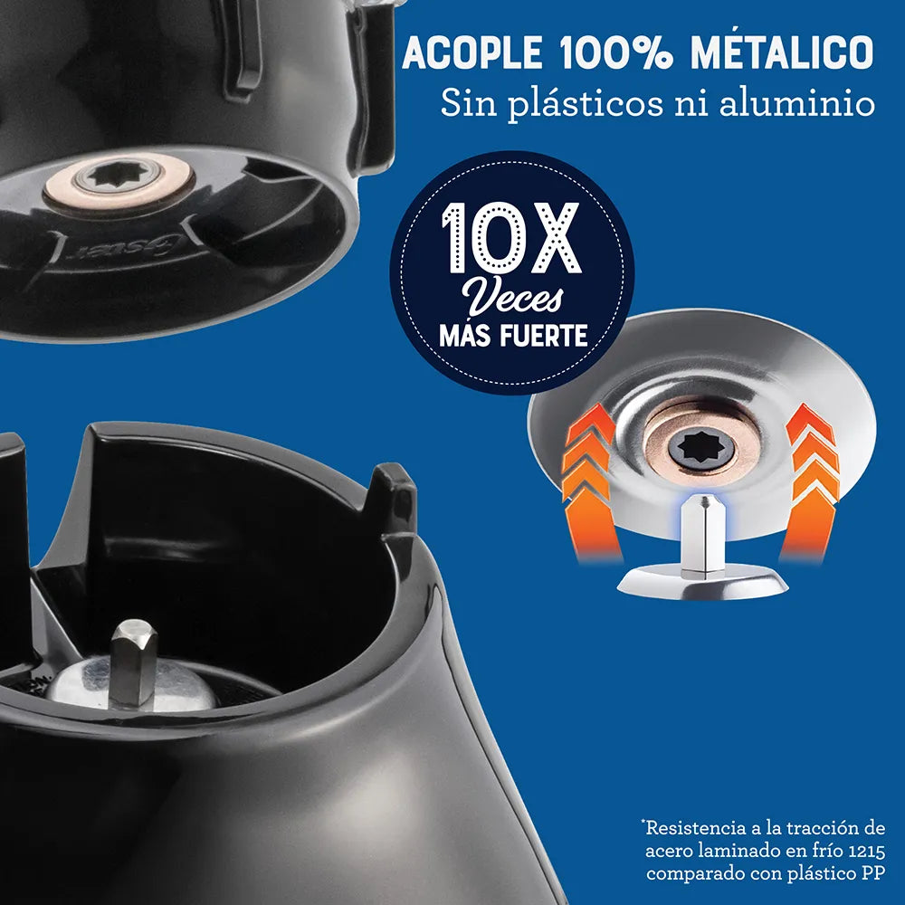 (LLEGANDO 1 DE SEPT) Licuadora Jarra de Vidrio 1.5L 800W 2 velocidades + Pulso Negro Oster BLSTKAG-BRD