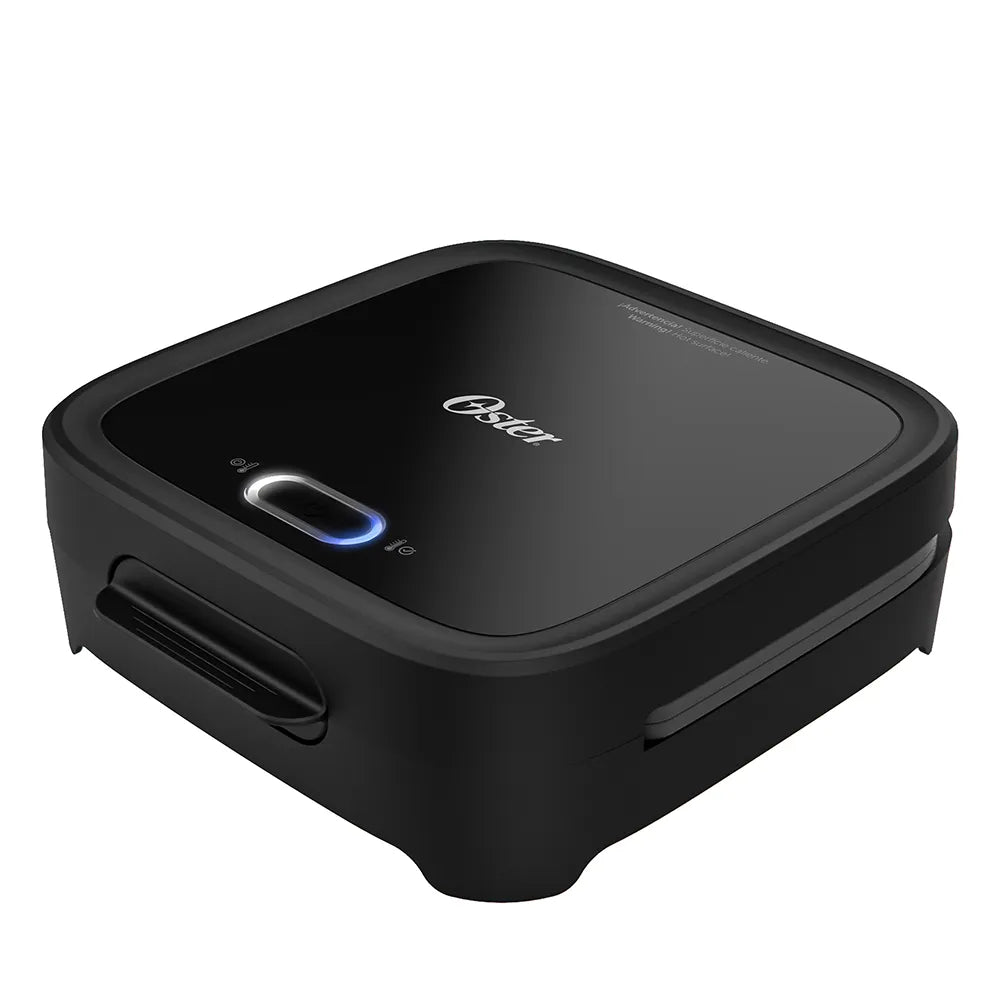 (LLEGANDO 27 DE JULIO) Sandwichera Oster® Compacta de Platos Hondos para 2 Sándwiches – CKSTSM400 | 750W