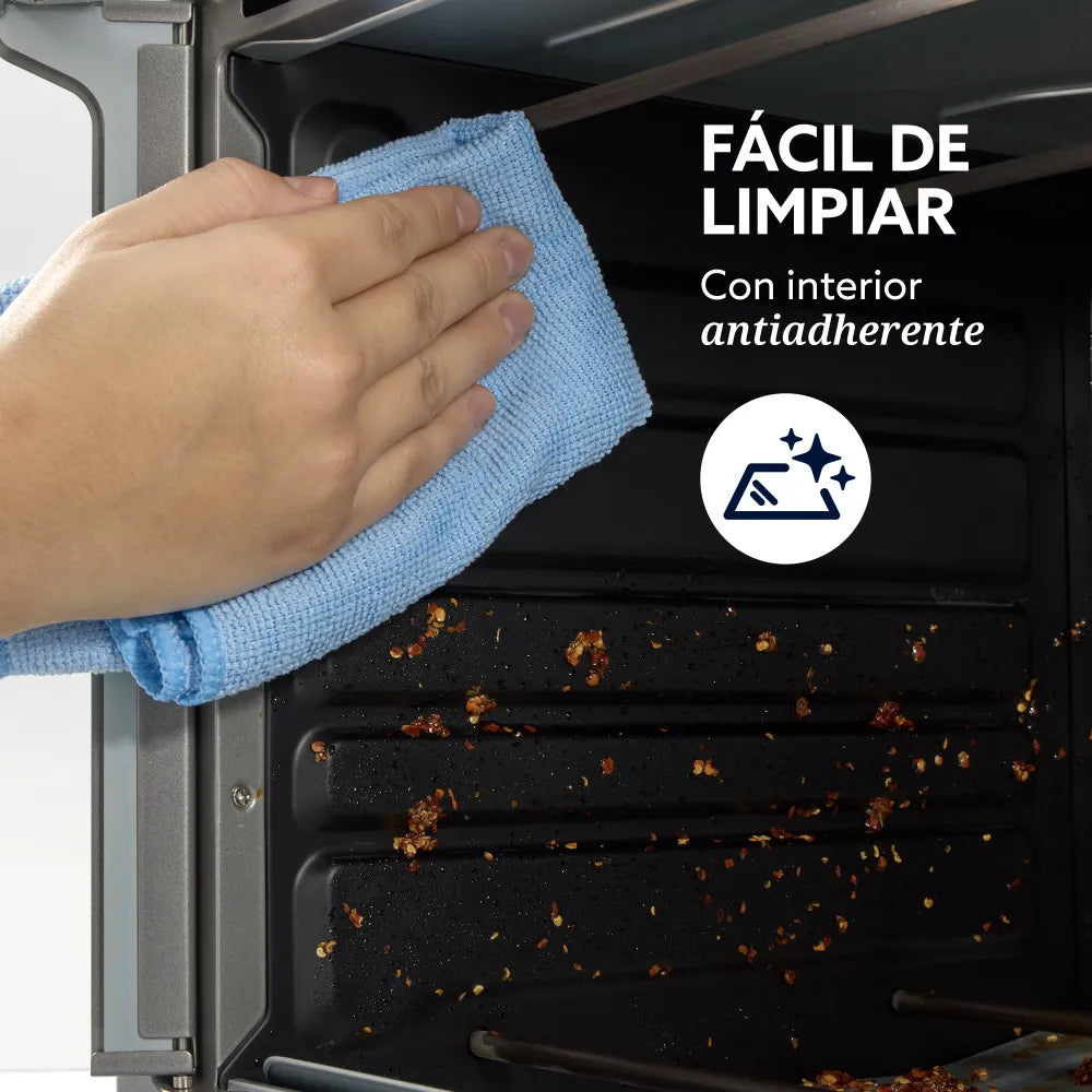 (LLEGANDO 27 DE JULIO) Horno Eléctrico Oster® XL con Convección y Rostizador 60 L – TSSTTV60MNS | 1800W