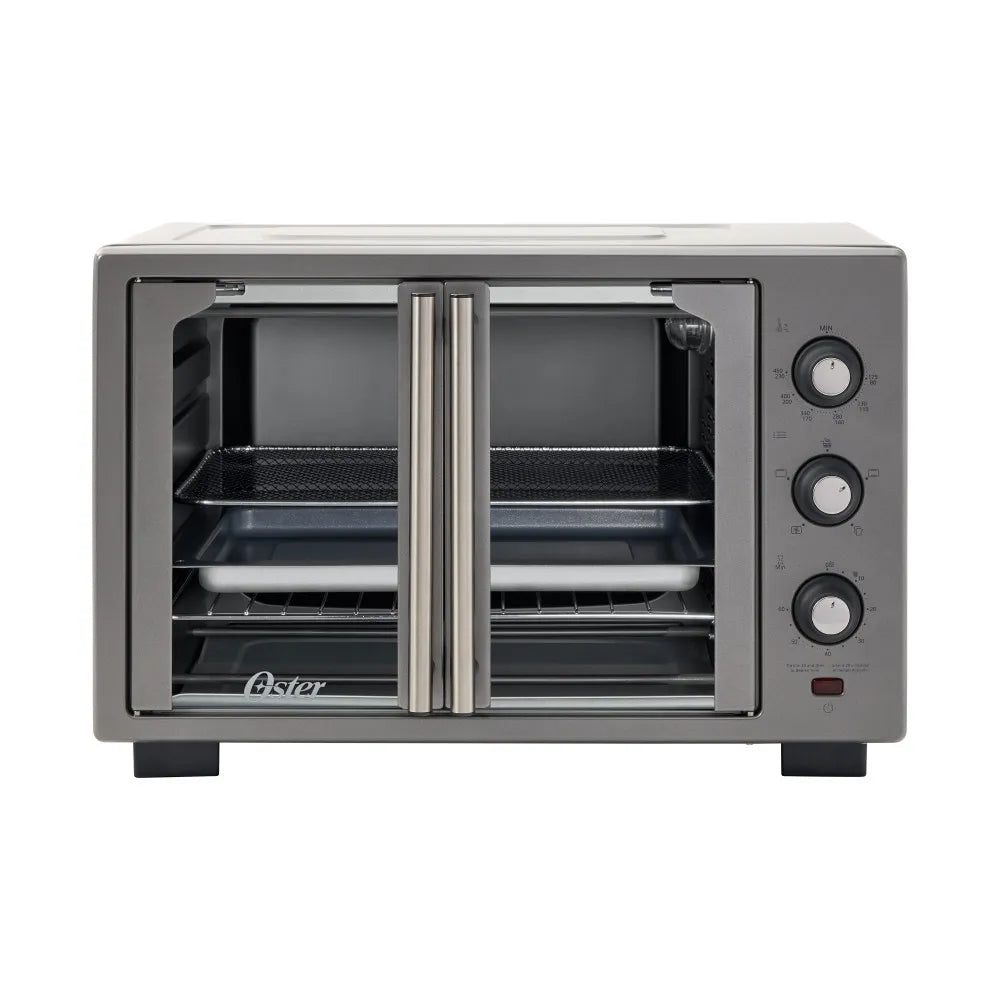 (LLEGANDO 15 DE OCTUBRE) Horno Eléctrico Oster 35 Litros con Freidora de Aire, Convección, 5 Funciones y Recubrimiento Antiadherente DiamondForce TSSTTV35FDMA