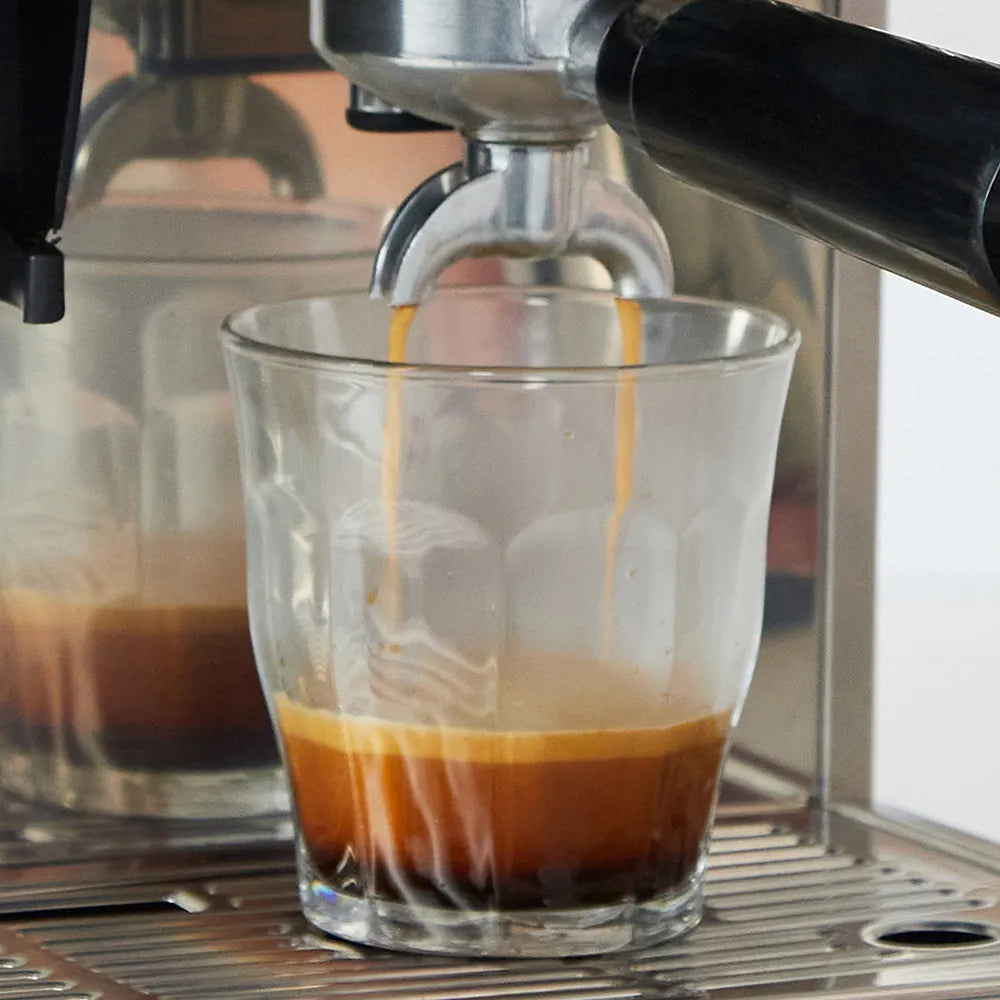 Cafetera para Café Espresso Perfect Brew 2 Tazas 15 Bares con Molino de Granos Oster BVSTEM7400