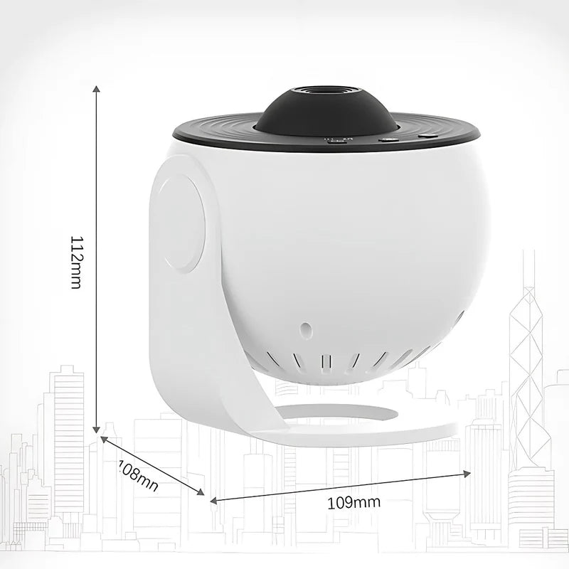 Proyector De Estrellas Y Galaxias Para Techo Y Habitaciones. Lampara De Espacio. Área De Proyección De Hasta 12.5 M². AB1548