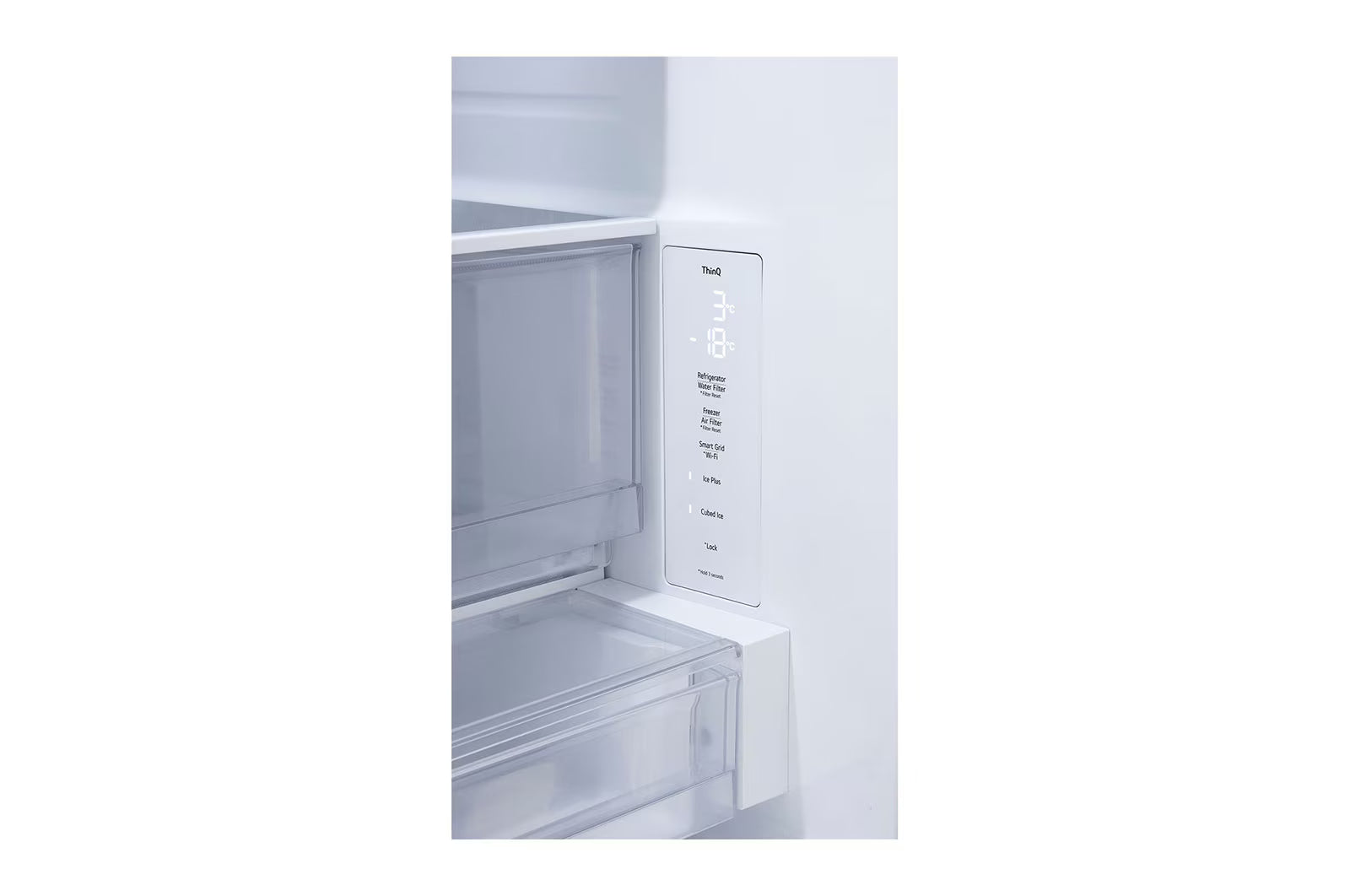 Refrigeradora French Door 25p3 Smart Inverter Prime Silver ThinQ LG VF25BNNBB