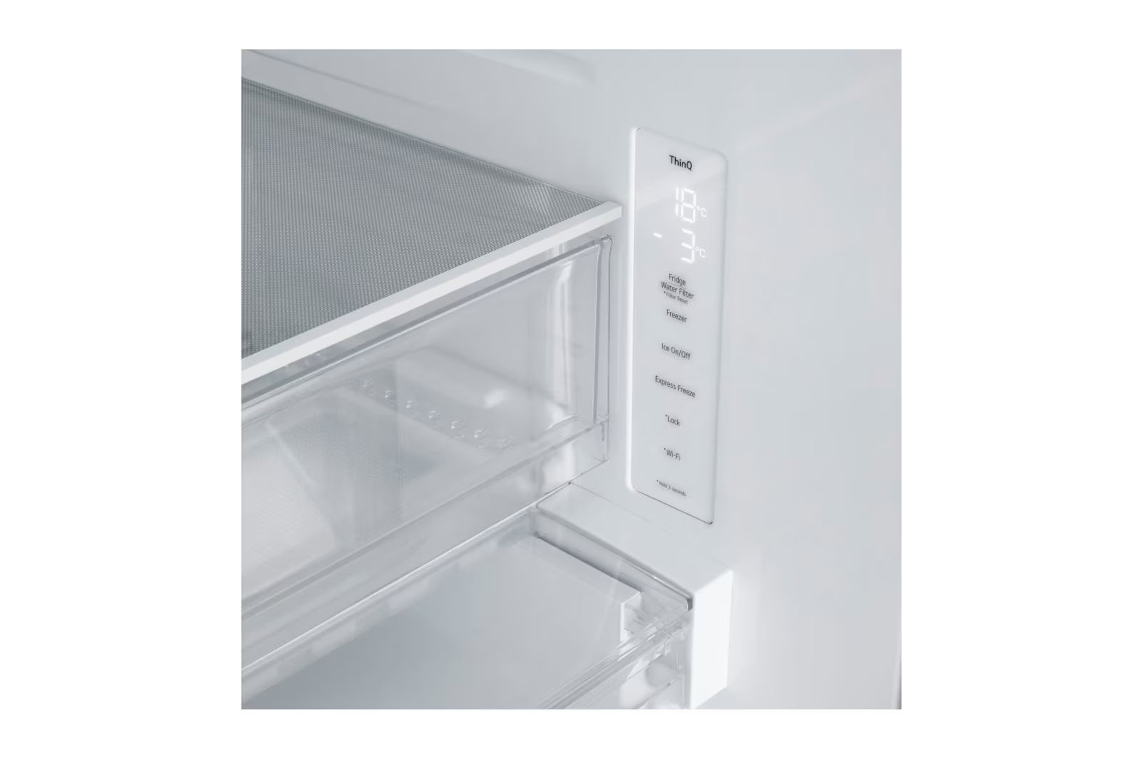 Refrigeradora French Door 25p3 Smart Inverter Prime Silver ThinQ LG VF25BNNBB