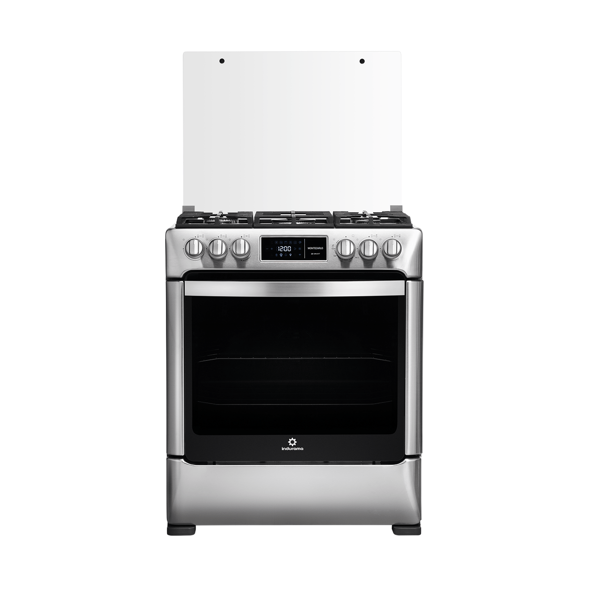 Estufa con Horno a Gas Indurama Montecarlo Zafiro 30” 5 Quemadores – Croma