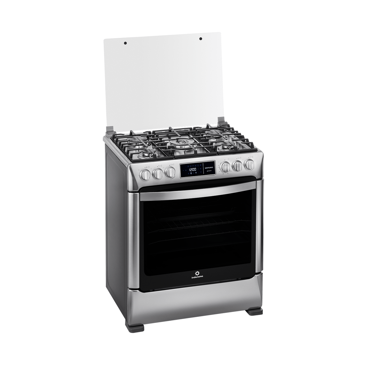Estufa con Horno a Gas Indurama Montecarlo Zafiro 30” 5 Quemadores – Croma