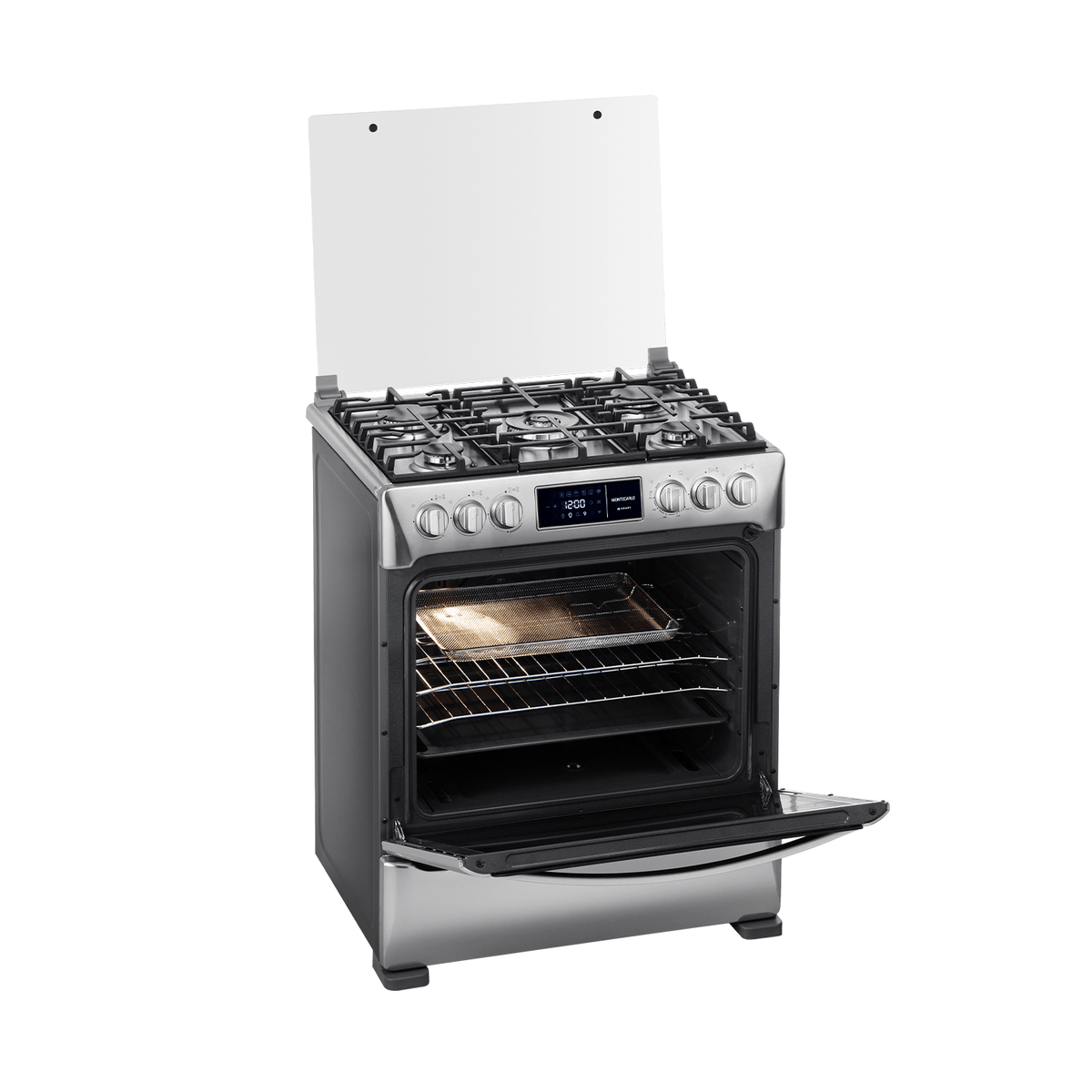 Estufa con Horno a Gas Indurama Montecarlo Zafiro 30” 5 Quemadores – Croma