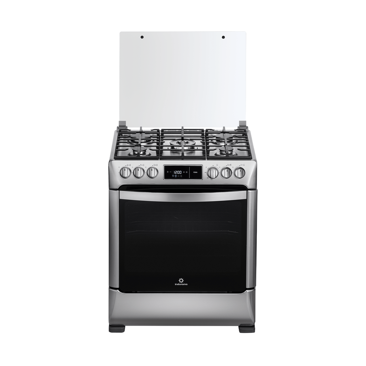 Estufa con Horno a Gas Indurama Roma Zafiro 30” 5 Quemadores con Control Touch