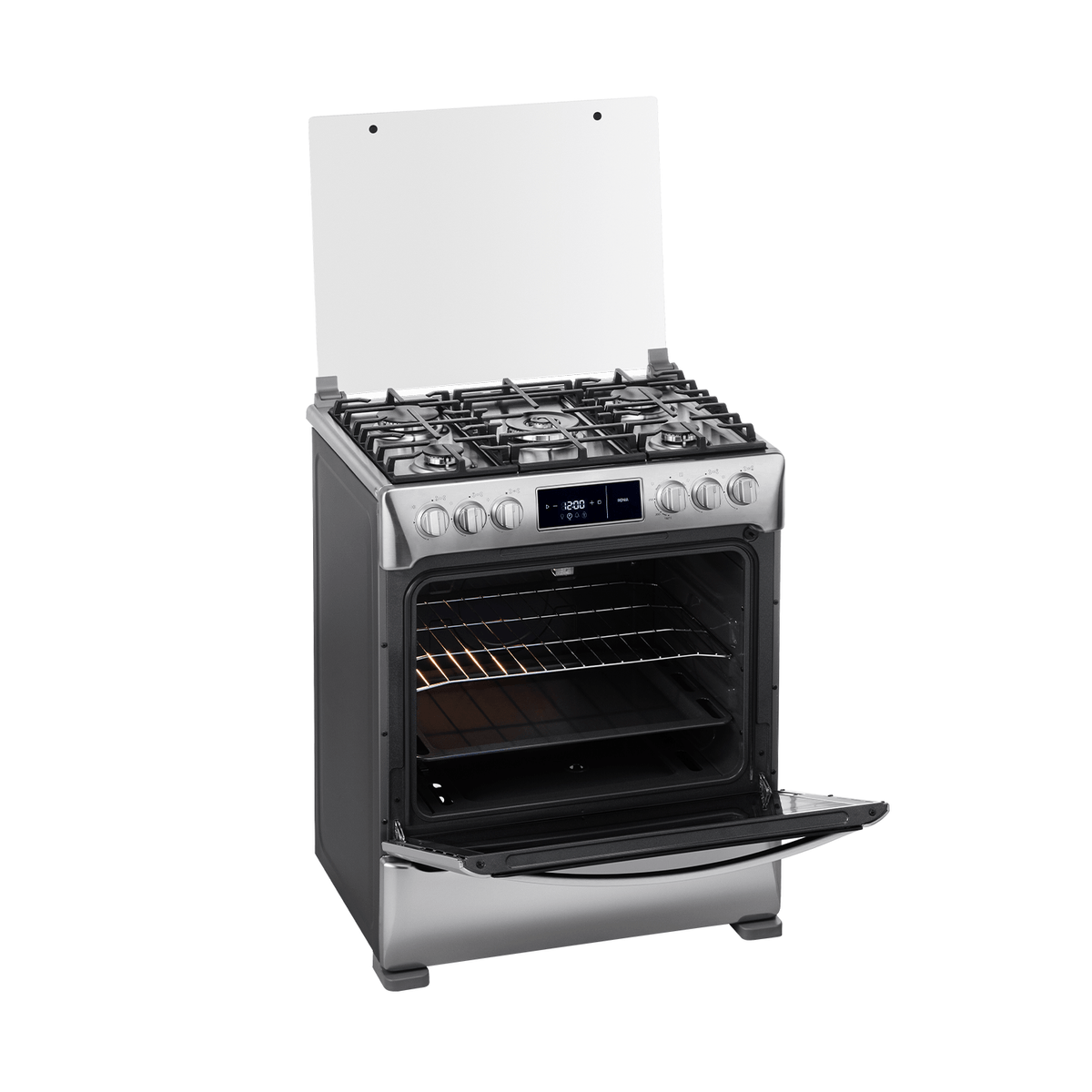 Estufa con Horno a Gas Indurama Roma Zafiro 30” 5 Quemadores con Control Touch