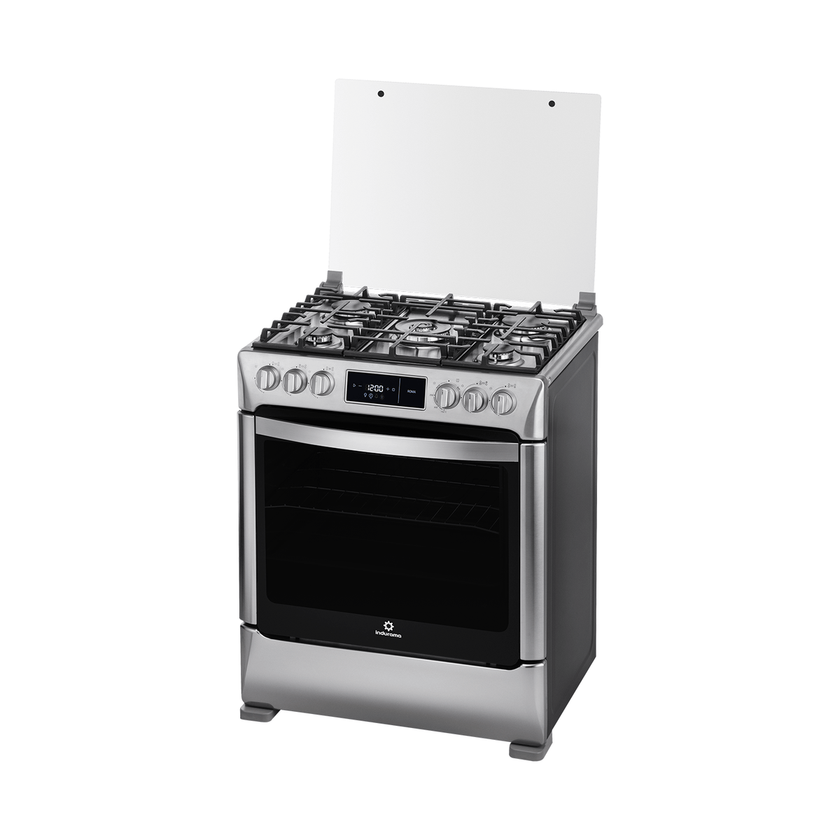 Estufa con Horno a Gas Indurama Roma Zafiro 30” 5 Quemadores con Control Touch