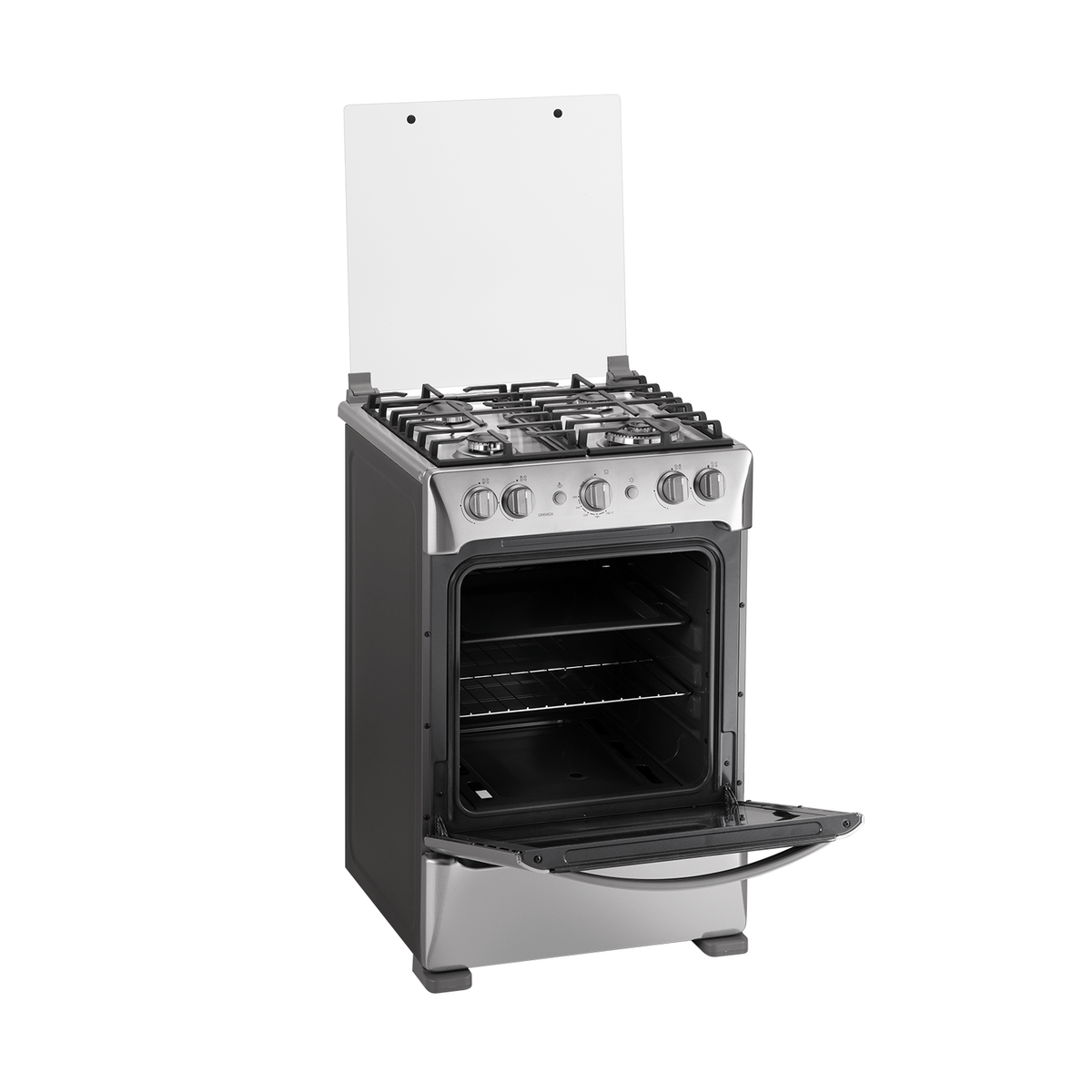 Estufa con Horno a Gas Indurama Granada Zafiro 24” 4 Quemadores – Croma