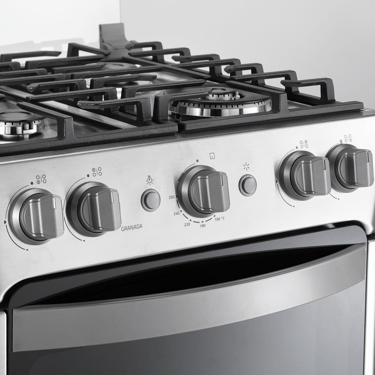 Estufa con Horno a Gas Indurama Granada Zafiro 24” 4 Quemadores – Croma