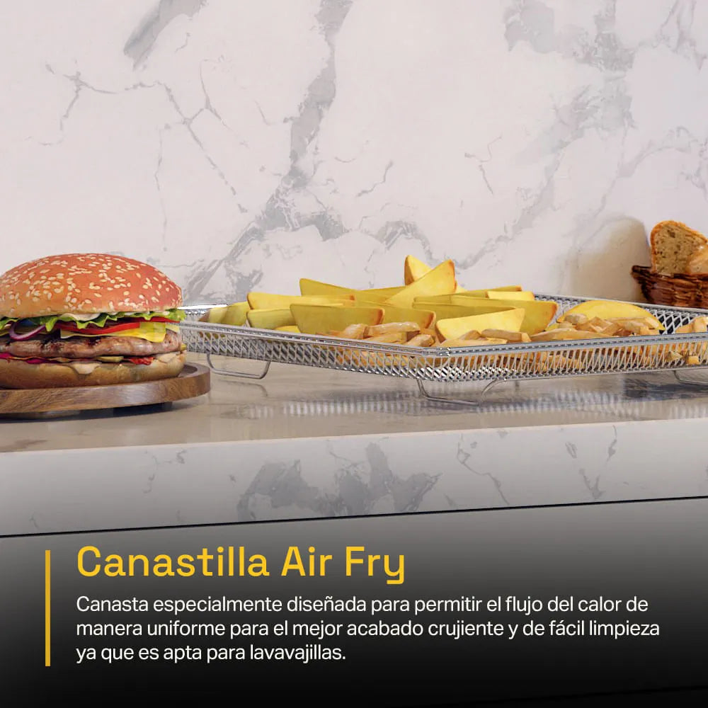Estufa con Horno a Gas Whirlpool LWFR5050S de 30 Pulgadas con 6 Quemadores, Air Fry y Acero Inoxidable