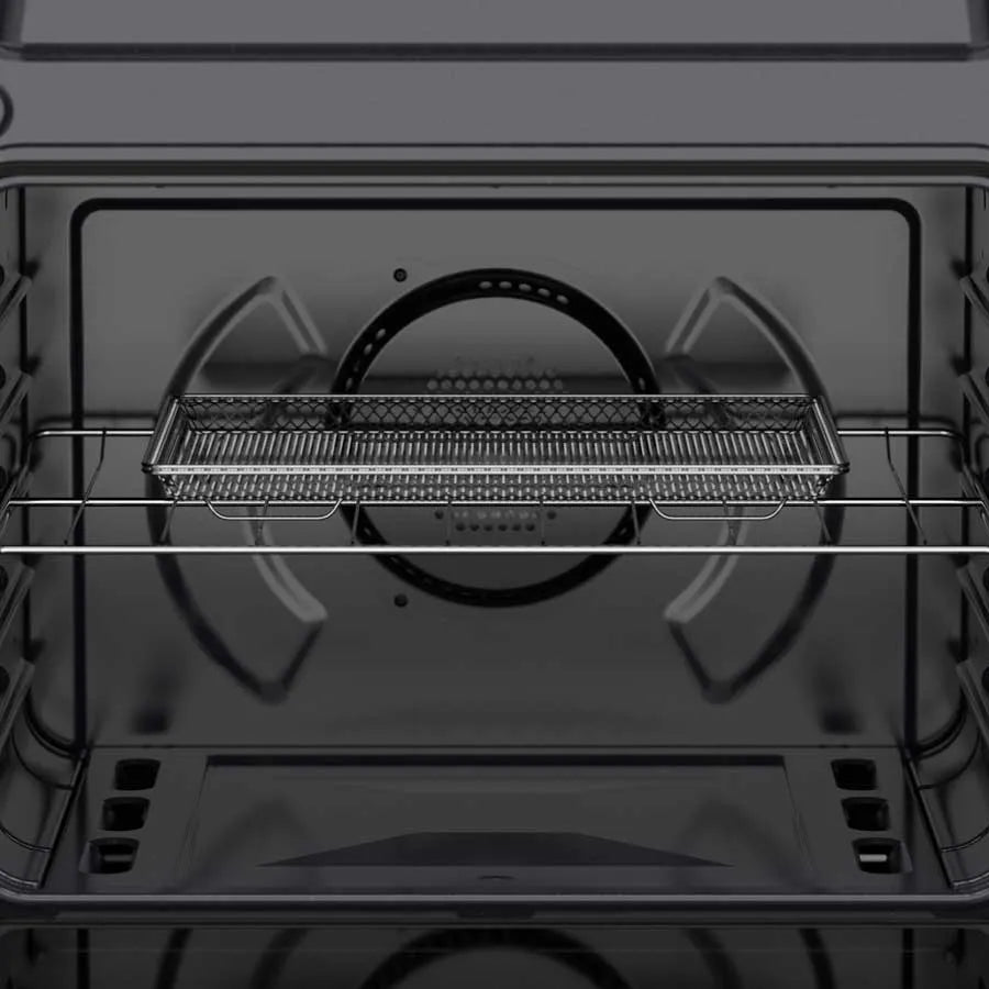 Estufa con Horno a Gas Whirlpool LWFR5050S de 30 Pulgadas con 6 Quemadores, Air Fry y Acero Inoxidable