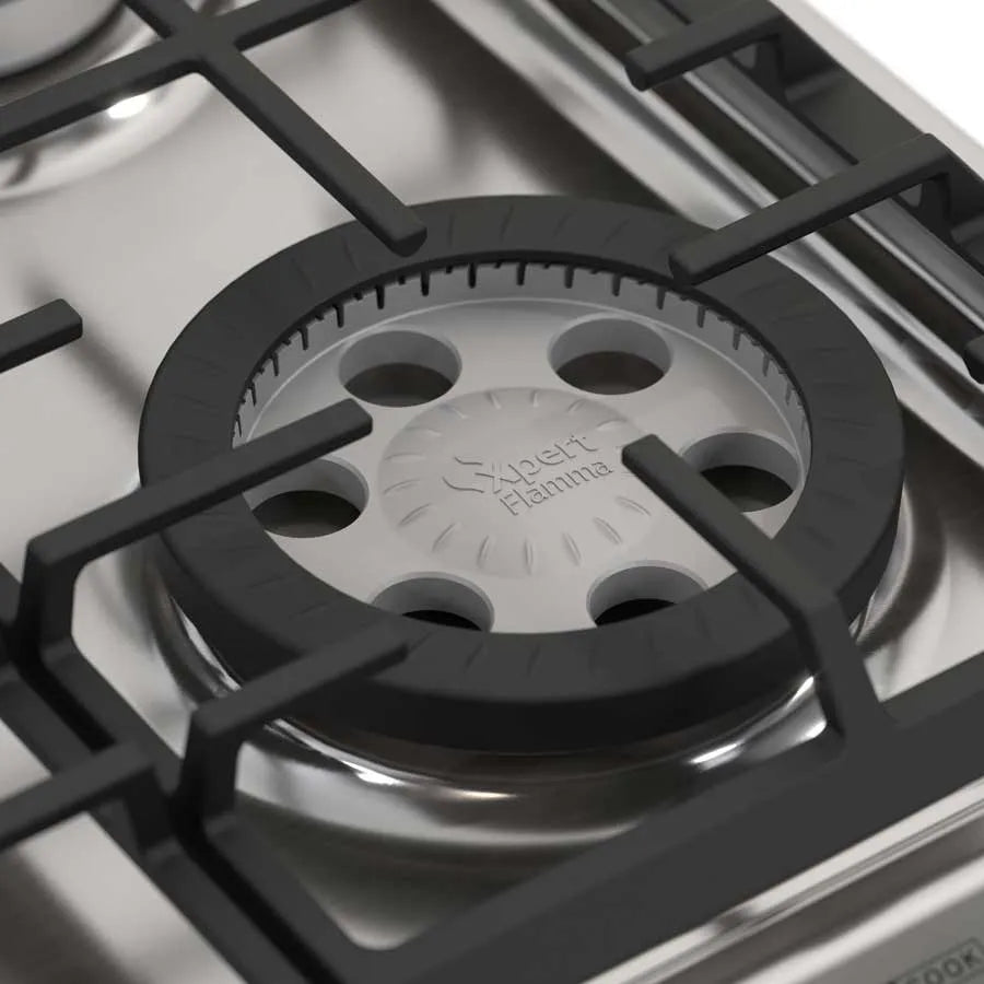 Estufa con Horno a Gas Whirlpool LWFR5050S de 30 Pulgadas con 6 Quemadores, Air Fry y Acero Inoxidable