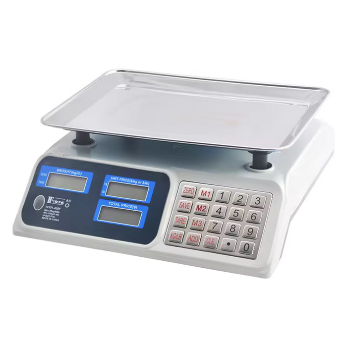 Balanza de Mesa Digital 40kg Teclado de Metal con Calculadora de Precios FF1976 14191-423FX