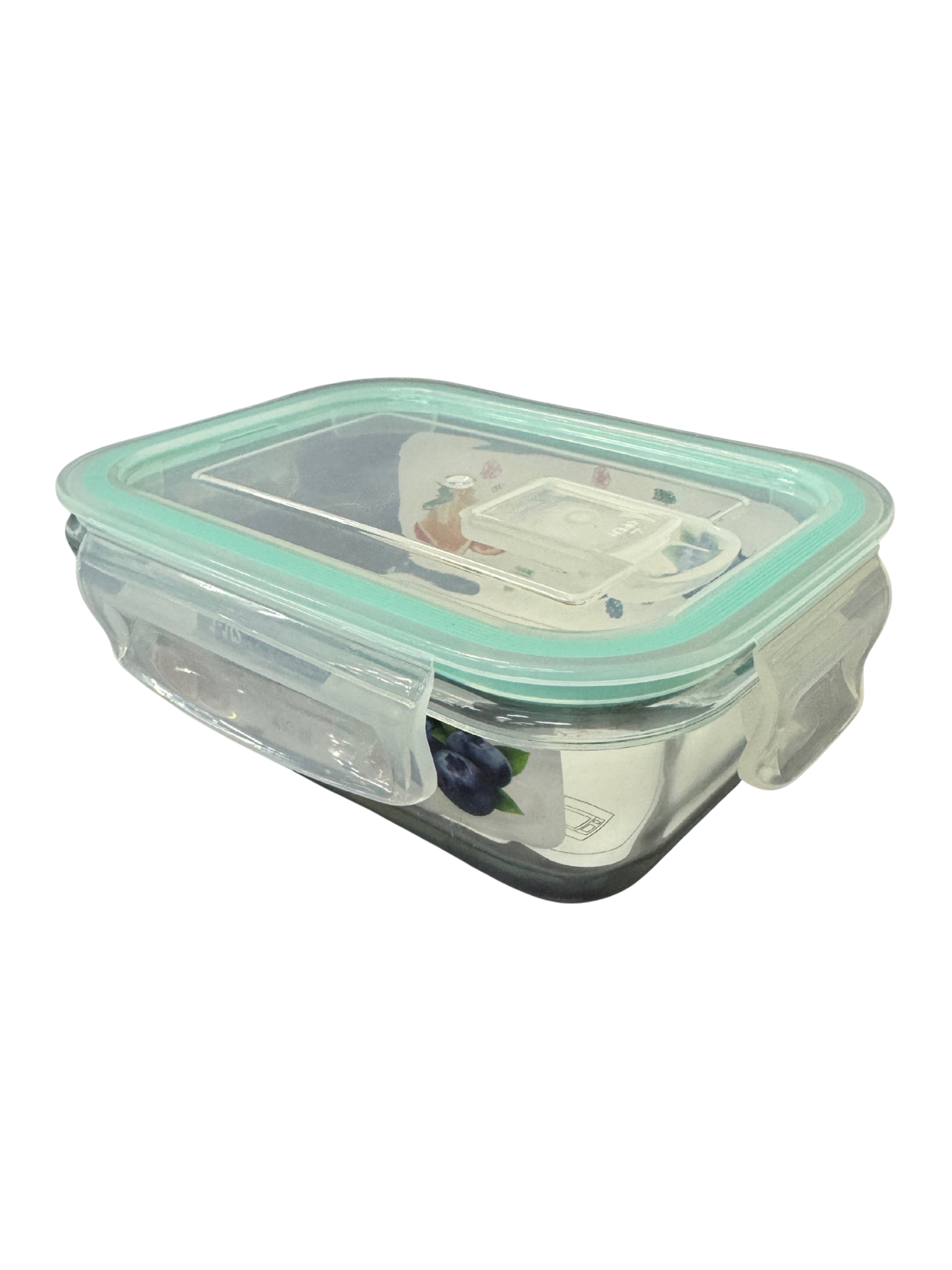 Envase de Vidrio con Tapa 410ml 16767-1-1 Lonche. Lonchera. Vasija. Selecto