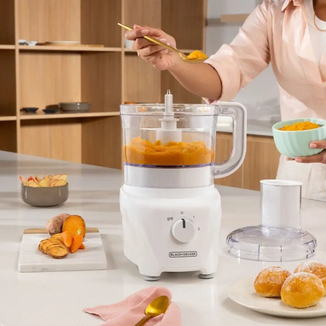 (LLEGANDO 27 DE MARZO) Procesador de Alimentos 8 Tazas Black and Decker Blanco FP4342-2WDLA