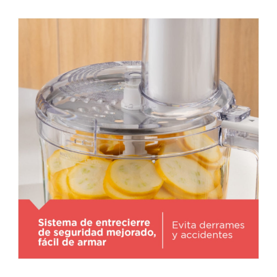 (LLEGANDO 27 DE MARZO) Procesador de Alimentos 8 Tazas Black and Decker Blanco FP4342-2WDLA