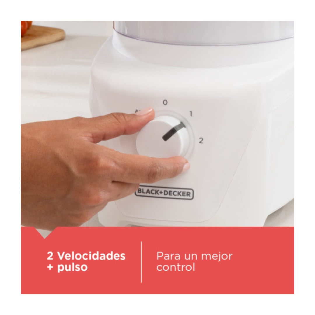 (LLEGANDO 27 DE MARZO) Procesador de Alimentos 8 Tazas Black and Decker Blanco FP4342-2WDLA