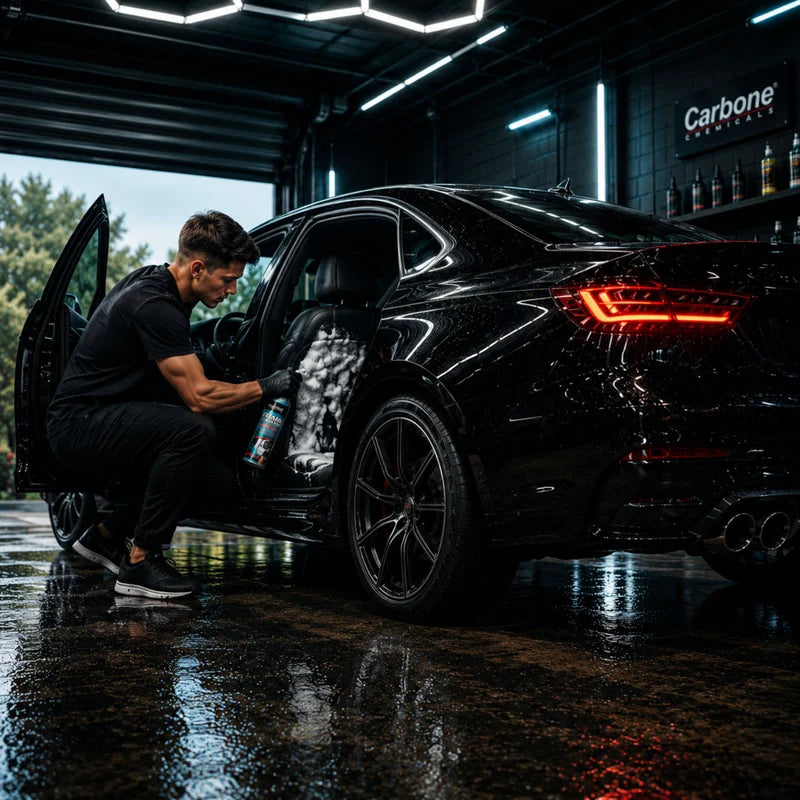 Espuma Limpiadora Multiusos Alta Densidad Base Agua Para Cuero Y Tapicería 650Ml. Espray Limpiador Para Interior De Alfombras Y Telas De Auto ANS-11