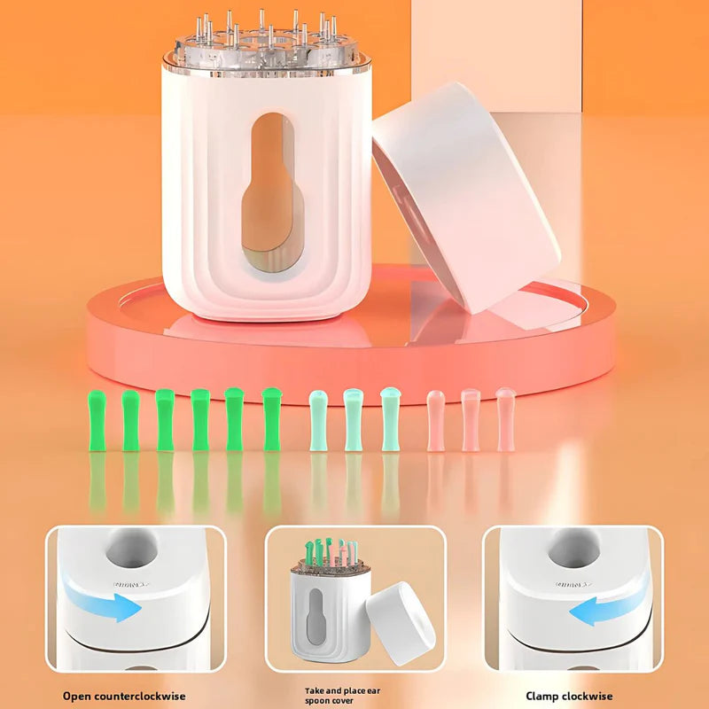 Limpiador De Oídos Con Video Camara Visualización En Celular. Incluye 8 Accesorios Y Soporte Base. Dispositivo Para Limpieza De Oídos Con Cámara Visual. AB1484