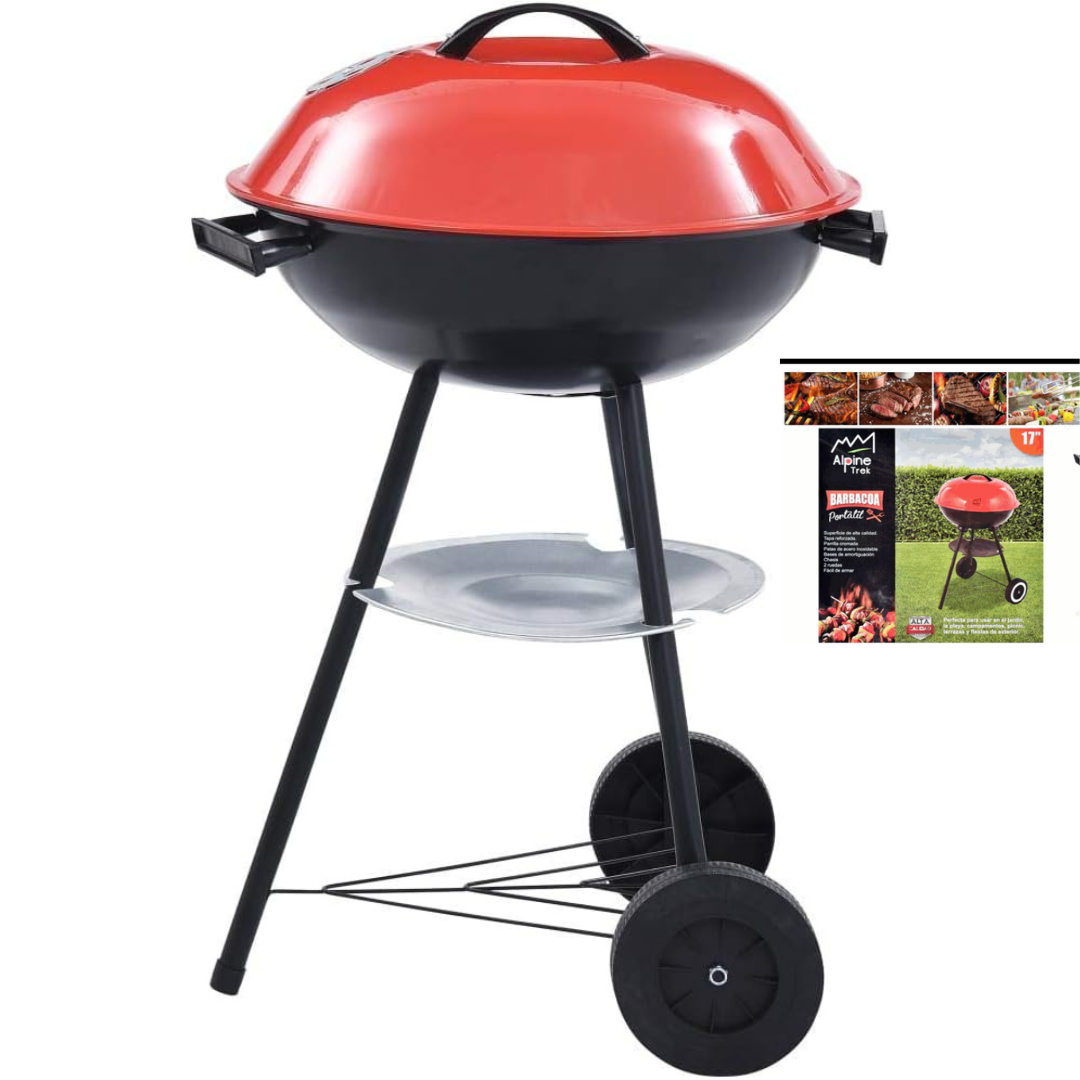 Asador o Barbacoa Portátil a Carbón de 17