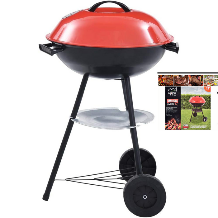 Asador o Barbacoa Portátil a Carbón de 17" ALP-BBQ4460