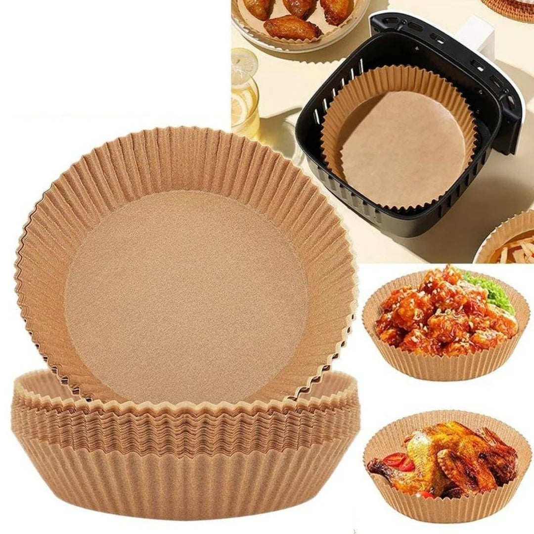 PT. de 100 Papel de Freidora de Aire 20x4.5cm Lotus LHC-9662 Filtro Air Fyer.