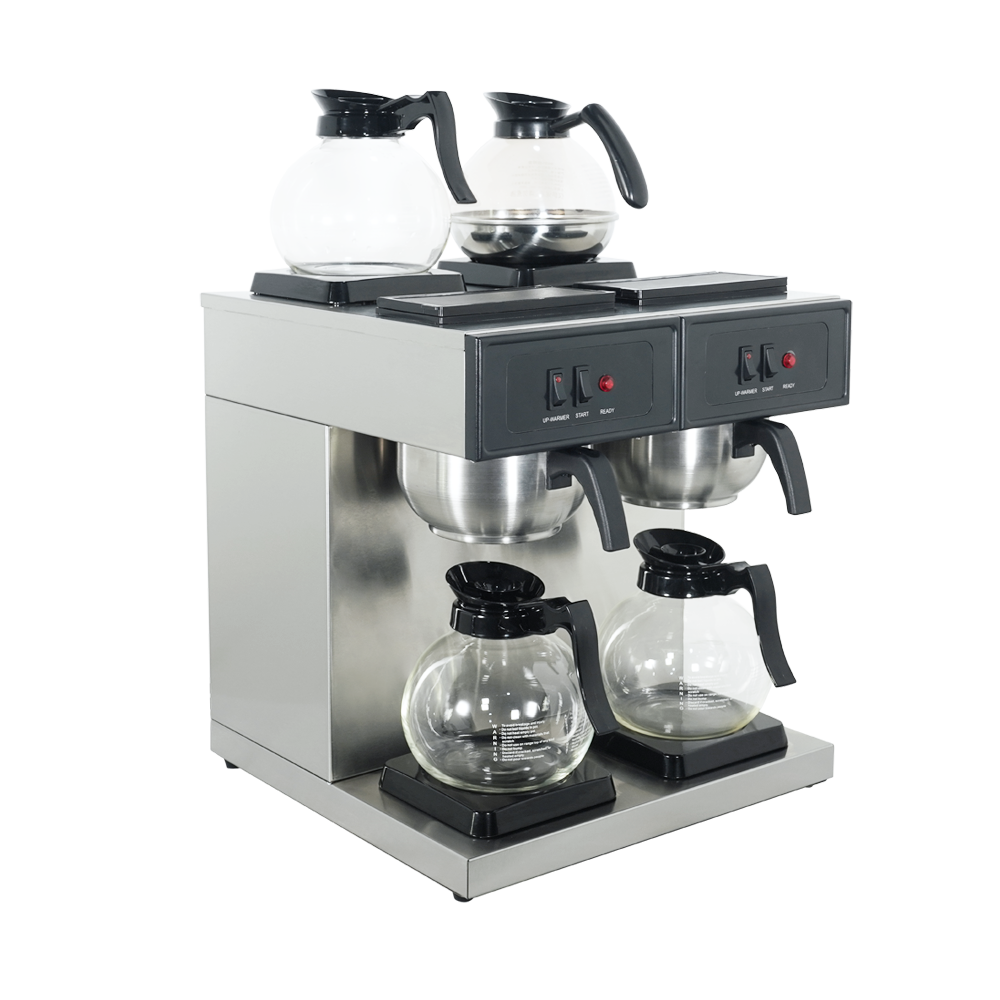 (LLEGANDO 31 DE DIC) Máquina de Café Industrial Percoladora Eléctrica Doble Jarra 3300W 110V 890102-W Cafetera.