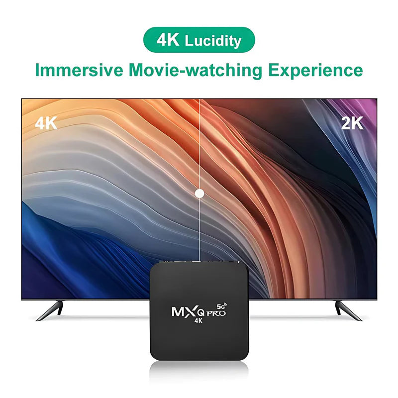TV Box Android 11.1 4K Ultra HD Con Wifi 5G. Convierte Tu TV En Smart. Cajilla Smart Para Televisor. Ideal Para Youtube, Netflix Y Más AB1215