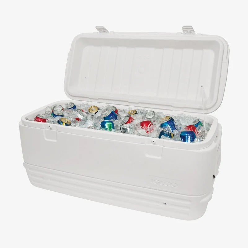 Hielera Igloo Polar Blanco 120QT 113 Litros 44577 Cooler para Paseo y Pesca