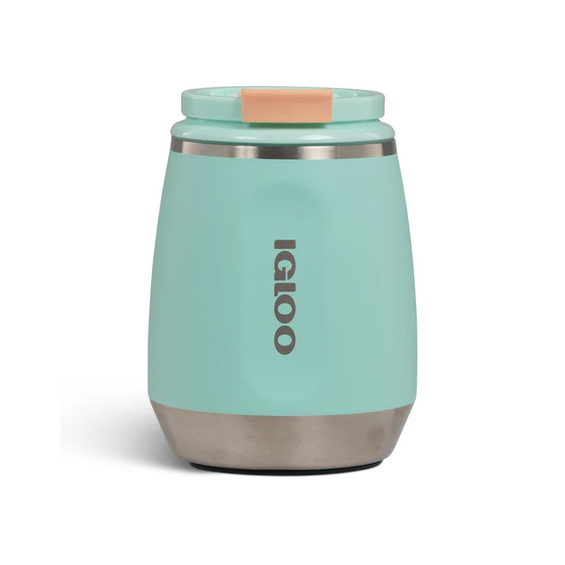 Botella De Agua Vino Termica 10Oz Igloo. Vaso Termico De Acero Inoxidable Para Vino Color Verde Menta. 71406