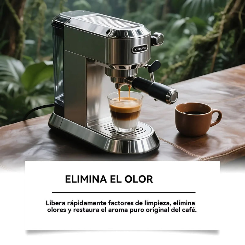 Pastillas Efervescentes Para Limpieza De Cafeteras Espresso. Tabletas De Limpieza De Maquina De Café. Pack 24 Unidades. TU051
