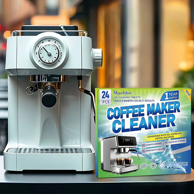 Pastillas Efervescentes Para Limpieza De Cafeteras Espresso. Tabletas De Limpieza De Maquina De Café. Pack 24 Unidades. TU051