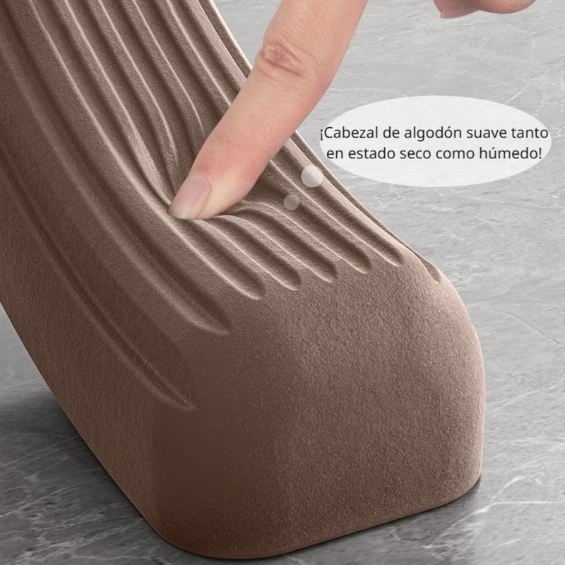 Limpia Ventanas Escurridor Trapeador Retráctil Mini Con Autoescurrido. Mini Mop Plegable 180°. Mini Mopa Para Limpieza En Seco Y Húmedo. TU188