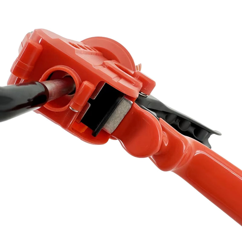 Pistola Calafateadora 9” Aluminio Y Acero Relación Empuje 18:1 Alta Presión Ahorro Esfuerzo Especial Para High Tack Evita Fatiga. UN-P102