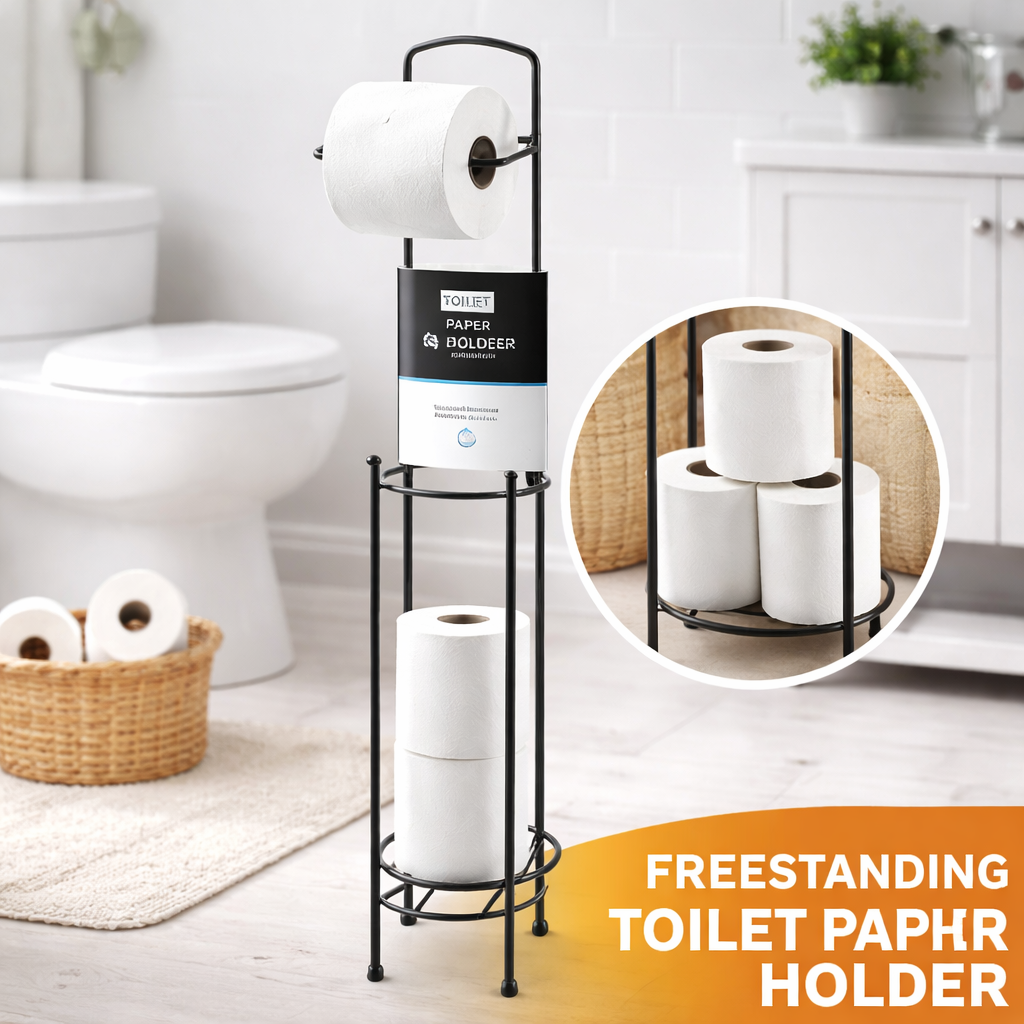 (LLEGANDO 27 DE MARZO) Porta Papel Higiénico de Metal Lotus LHC-TR15BO