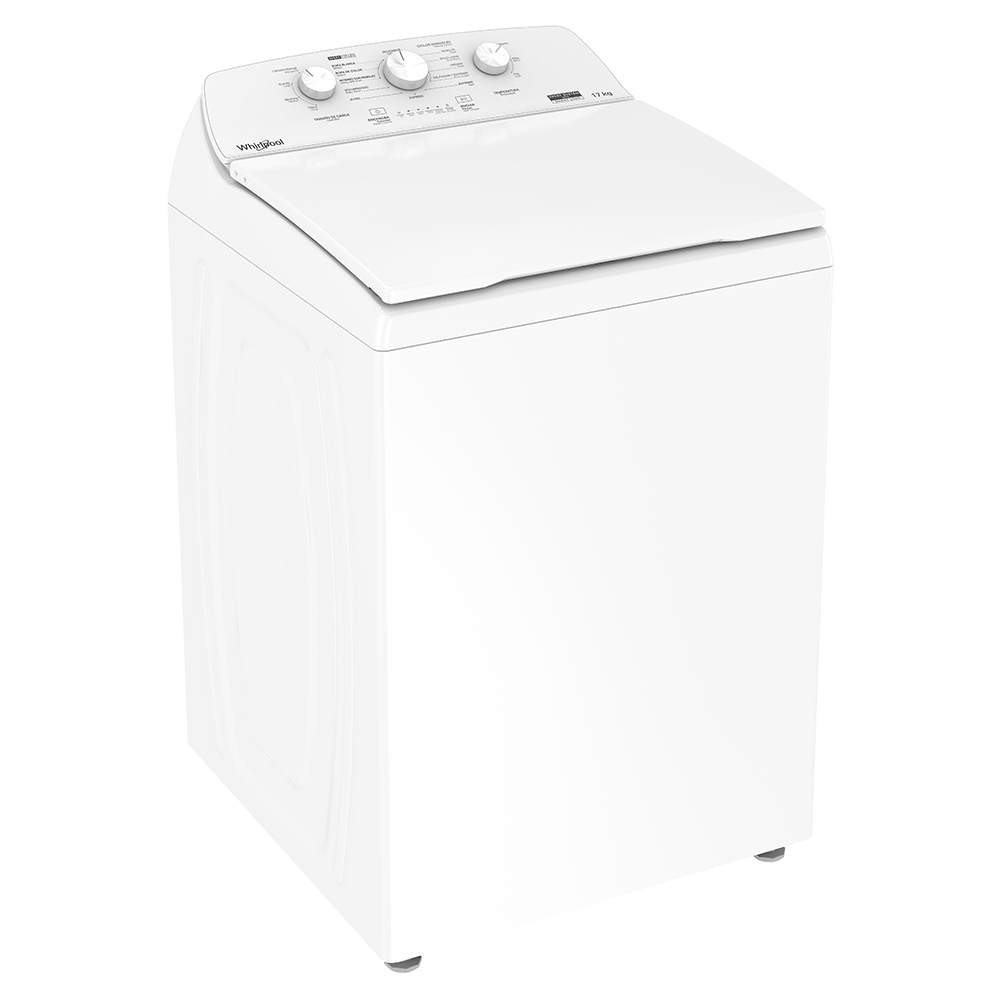 Lavadora Automática Whirlpool 8MWTW1713MJQ 17 kg Carga Superior con Xpert System, Agitador Single Action y Tina de Acero Inoxidable